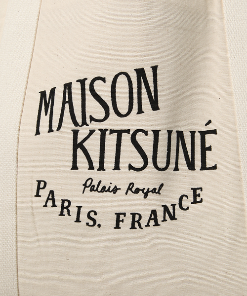 Maison Kitsune（メゾンキツネ）の「MAIAON KITSUNE PALAIS ROYAL CANVAS BAG（トートバッグ・メンズ・その他・FREE）」の4枚目の写真