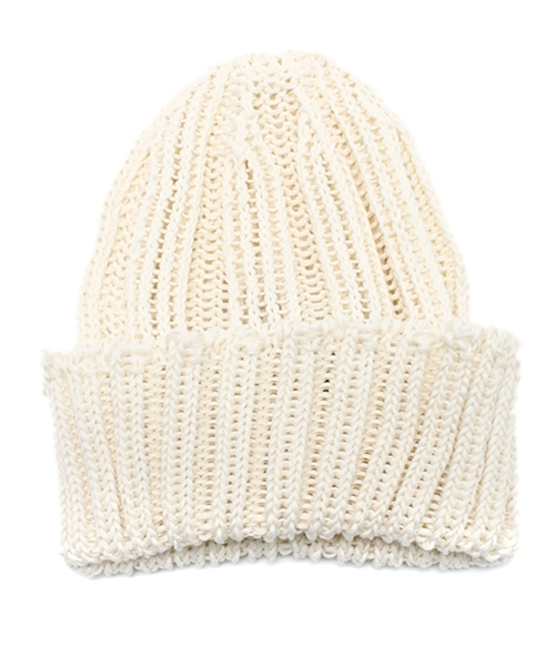 BEAMS PLUS(ビームスプラス)の「BEAMS PLUS / コットンリブワッチキャップ (ニットキャップ/ビーニー・メンズ・ナチュラル/ブラック/ネイビー/グレー・ONE SIZE)」の5枚目の写真