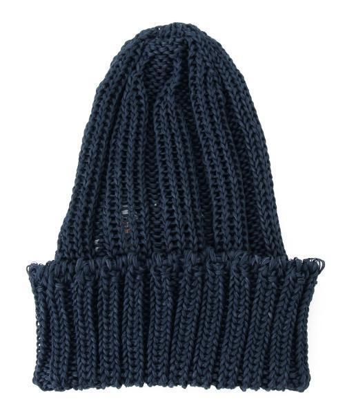 BEAMS PLUS(ビームスプラス)の「BEAMS PLUS / コットンリブワッチキャップ (ニットキャップ/ビーニー・メンズ・ナチュラル/ブラック/ネイビー/グレー・ONE SIZE)」の10枚目の写真