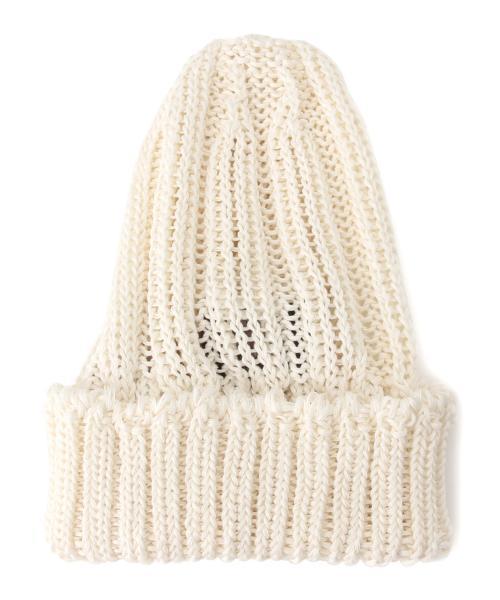 BEAMS PLUS(ビームスプラス)の「BEAMS PLUS / コットンリブワッチキャップ (ニットキャップ/ビーニー・メンズ・ナチュラル/ブラック/ネイビー/グレー・ONE SIZE)」の16枚目の写真