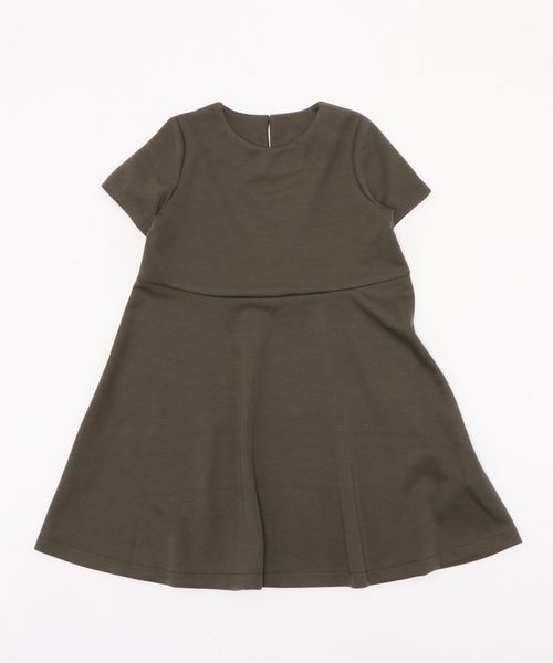 Catherine Cottage（キャサリンコテージ）の「ポンチワンピース　半袖（ワンピース・キッズ・ブラック/ベージュ/グレー/ネイビー/ピンク/レッド/カーキ・110/120/130/160/140/150/100）」の4枚目の写真