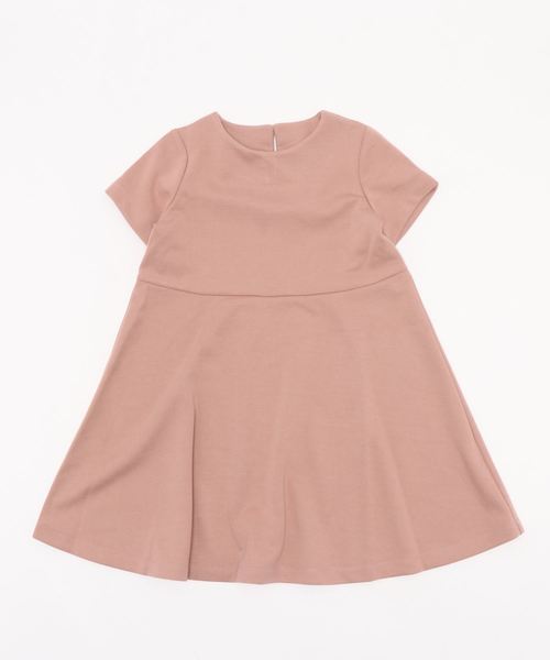 Catherine Cottage（キャサリンコテージ）の「ポンチワンピース　半袖（ワンピース・キッズ・ブラック/ベージュ/グレー/ネイビー/ピンク/レッド/カーキ・110/120/130/160/140/150/100）」の6枚目の写真