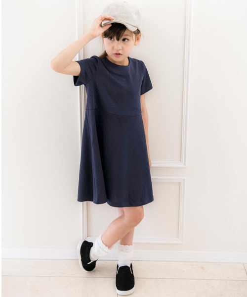 【美品】CATHERINE DEANE キャサリン・ディーン ワンピース 半袖 美品】CATHERINE DEANE キャサリン・ディーン ワンピース 半袖