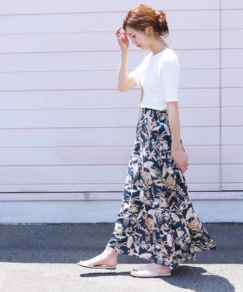 reca（レカ）の「総柄リゾートスカート（スカート）」 - WEAR