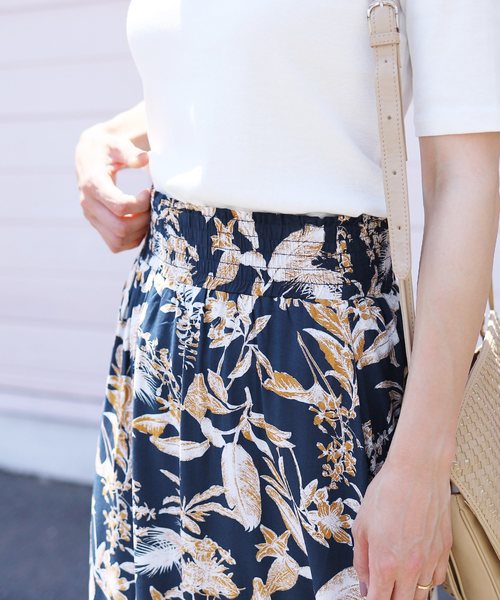 reca（レカ）の「総柄リゾートスカート（スカート・レディース・ネイビー/マスタード・FREE）」の16枚目の写真