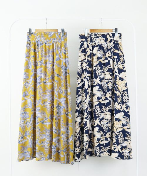 reca（レカ）の「総柄リゾートスカート（スカート・レディース・ネイビー/マスタード・FREE）」の15枚目の写真