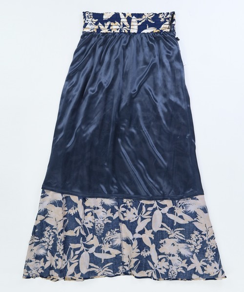 reca（レカ）の「総柄リゾートスカート（スカート・レディース・ネイビー/マスタード・FREE）」の6枚目の写真