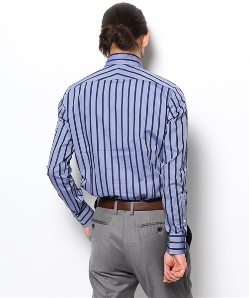 NANO universe（ナノユニバース）の「SOKTAS HUNTカッタウェイシャツ（シャツ/ブラウス・メンズ・ネイビー・48/44/46）」の2枚目の写真