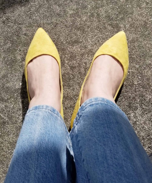 KOBE LETTUCE（コウベレタス）の「ポインテッドトゥベーシックフラットパンプス（パンプス・レディース・ブラック/パイソン/テラコッタ/グレイッシュベージュ/その他/レオパード/グリーン/パープル/ブラウン系その他/ピンク/シルバー/ブラウン/イエロー/ライトグリーン/その他1/ホワイト系その他/ピンク系その他/ホワイト/ブラック系その他/カーキ/ブラック系/ベージュ系/その他2/ホワイト系その他2・LL/S/M/L）」の17枚目の写真