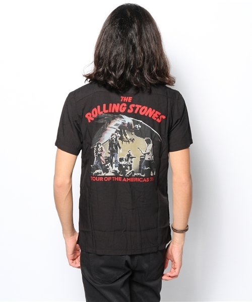 HYSTERIC GLAMOUR（ヒステリックグラマー）の「RS/TOUR THE AMERICA pt 半袖オープンカラーSH（シャツ/ブラウス・メンズ・ブラック・LARGE/MEDIUM/SMALL）」の9枚目の写真