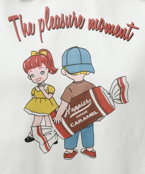 PairPair（ペアペア）の「男の子＆女の子お菓子プリントビッグパーカー（パーカー・レディース・アイボリー/モカ・FREE）」の16枚目の写真