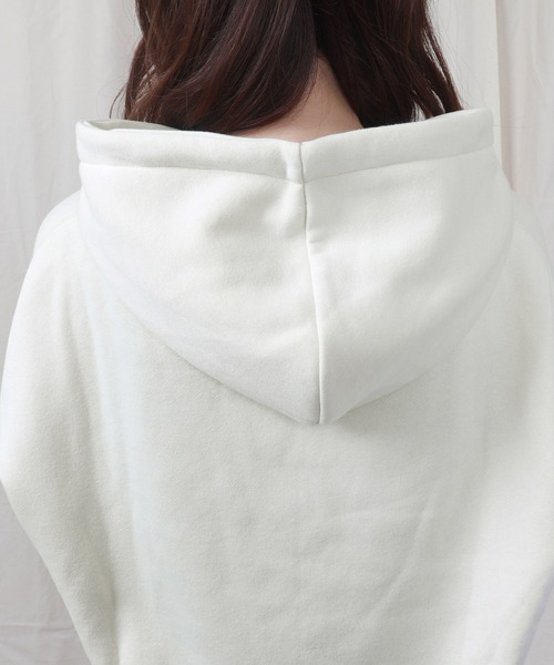 PairPair（ペアペア）の「男の子＆女の子お菓子プリントビッグパーカー（パーカー・レディース・アイボリー/モカ・FREE）」の14枚目の写真