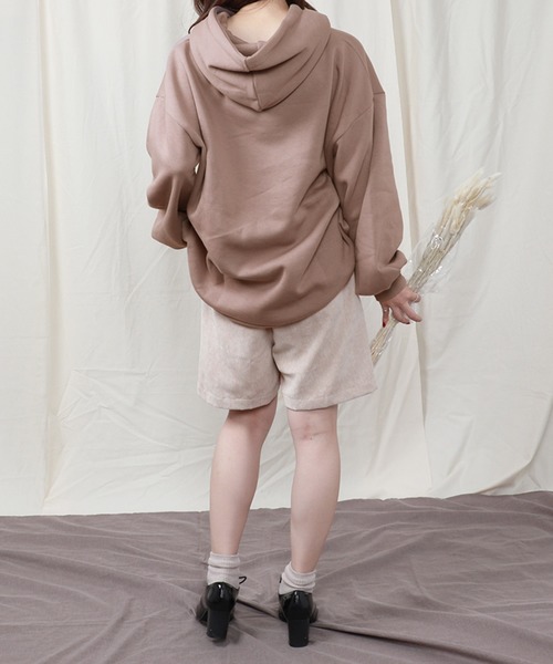 PairPair（ペアペア）の「男の子＆女の子お菓子プリントビッグパーカー（パーカー・レディース・アイボリー/モカ・FREE）」の13枚目の写真