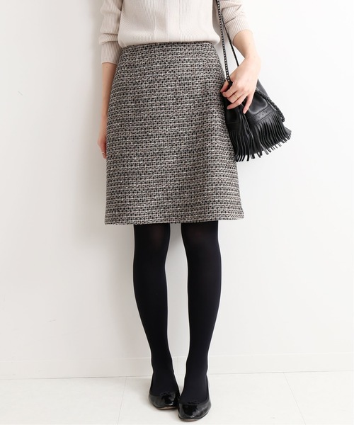 IENA（イエナ）の「TWEEDスカート◆（スカート・レディース・ブラック/ベージュ・40/38/36/34）」の18枚目の写真