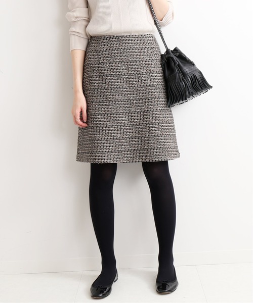IENA（イエナ）の「TWEEDスカート◆（スカート・レディース・ブラック/ベージュ・40/38/36/34）」の13枚目の写真