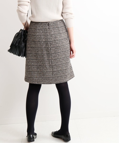IENA（イエナ）の「TWEEDスカート◆（スカート・レディース・ブラック/ベージュ・40/38/36/34）」の5枚目の写真
