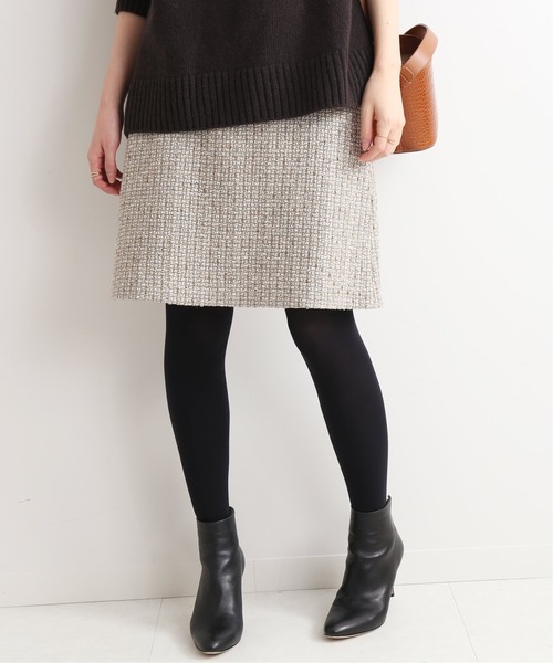IENA（イエナ）の「TWEEDスカート◆（スカート・レディース・ブラック/ベージュ・40/38/36/34）」の6枚目の写真