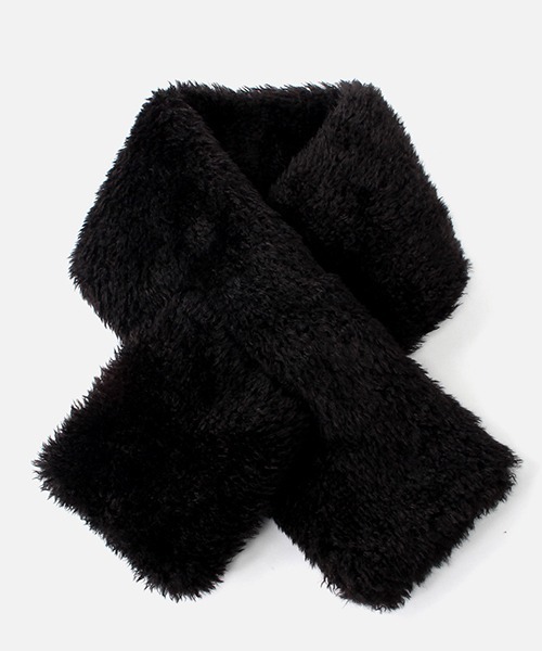 AZUL by moussy（アズールバイマウジー）の「BOA TIPPET/ボアティペット（マフラー・レディース・ブラック/ベージュ/ブラウン・FREE）」の11枚目の写真