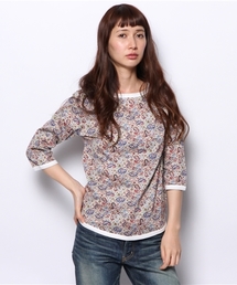 BEAMS BOY | BEAMS BOY / リバティ ボートネック 7分袖 14FW(Tシャツ/カットソー)