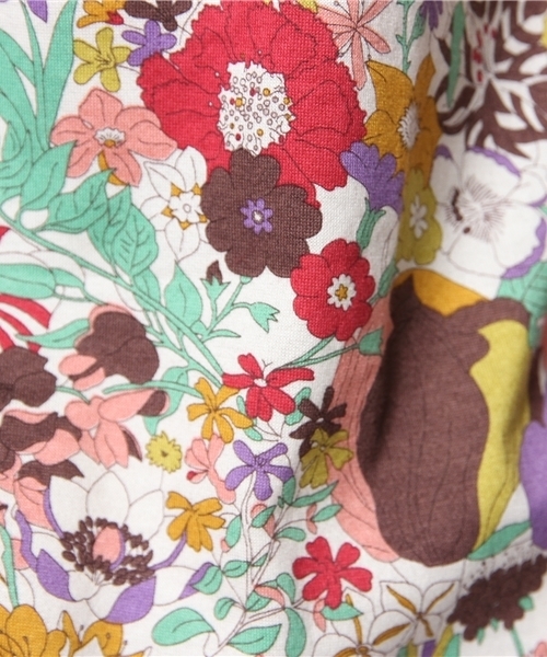 BEAMS BOY（ビームスボーイ）の「BEAMS BOY / リバティ ボートネック 7分袖 14FW（Tシャツ/カットソー・レディース・ホワイト/サックスブルー・ONE SIZE）」の4枚目の写真