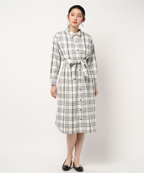 ワンピース ワンピース Yecca 2wayチェック柄ワンピース ワンピース Yecca Vecca イェッカヴェッカ のファッション