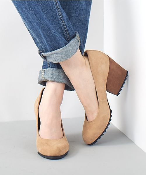 Another Edition（アナザーエディション）の「AE CMB PPS80◆（パンプス・レディース・ブラック/ベージュ・22.5cm/23cm/23.5cm/24cm/24.5cm）」の2枚目の写真