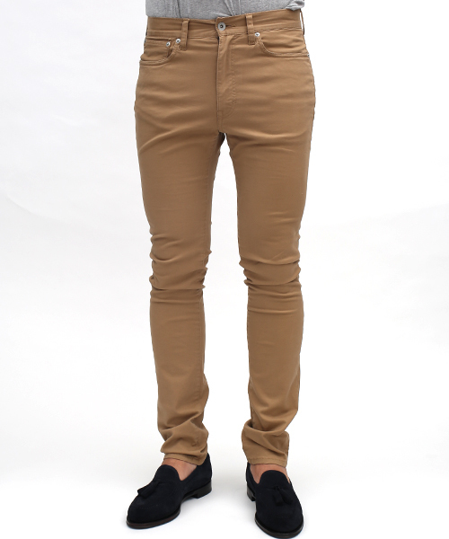 green label relaxing（グリーンレーベルリラクシング）の「[WEB限定]　★★STRC/CHINO スキニー 5Pパンツ ◆（チノパンツ・メンズ・ブラック/ベージュ/ロイヤルブルー・X-LARGE/MEDIUM/SMALL/X-SMALL/LARGE）」の5枚目の写真