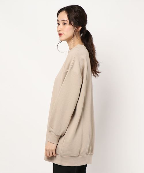 Mysa&Liina（ミーサリーナ）の「ビッグシルエットトレーナー（スウェット・レディース・ピンク/ホワイト/ベージュ/ブラック・L/M）」の19枚目の写真