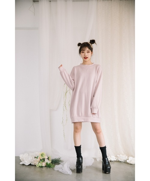 Mysa&Liina（ミーサリーナ）の「ビッグシルエットトレーナー（スウェット・レディース・ピンク/ホワイト/ベージュ/ブラック・L/M）」の16枚目の写真