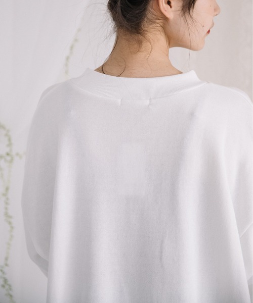 Mysa&Liina（ミーサリーナ）の「ビッグシルエットトレーナー（スウェット・レディース・ピンク/ホワイト/ベージュ/ブラック・L/M）」の21枚目の写真