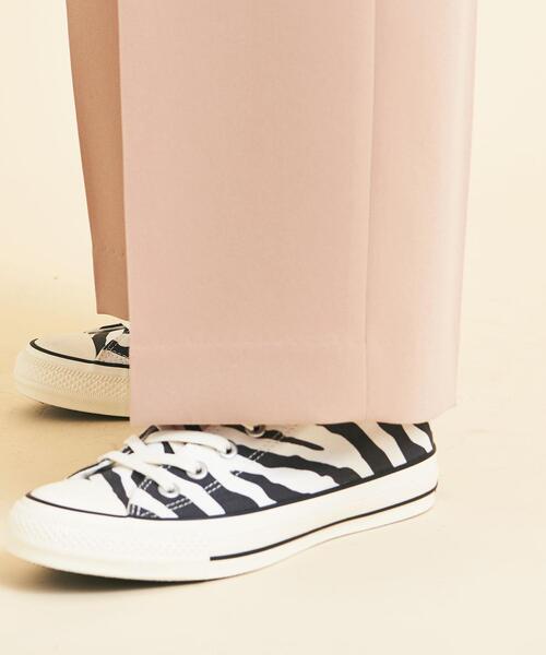 BEAUTY&YOUTH UNITED ARROWS（ビューティーアンドユースユナイテッドアローズ）の「BY∴ ジョーゼットタックワイドパンツ -ウォッシャブル-о（その他パンツ・レディース・ナチュラル/ベージュ/イエロー・MEDIUM/SMALL/LARGE）」の4枚目の写真