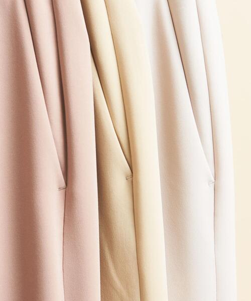 BEAUTY&YOUTH UNITED ARROWS（ビューティーアンドユースユナイテッドアローズ）の「BY∴ ジョーゼットタックワイドパンツ -ウォッシャブル-о（その他パンツ・レディース・ナチュラル/ベージュ/イエロー・MEDIUM/SMALL/LARGE）」の22枚目の写真