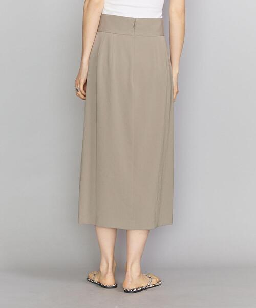 ビューティ＆ユース ユナイテッドアローズ　ラップ　タイトスカート ツイル ラップ タイトスカート