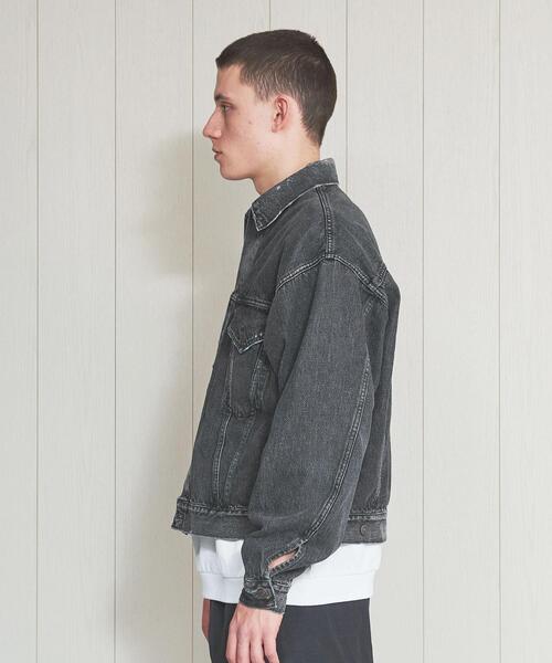 H BEAUTY&YOUTH DENIM CPO JACKET S ブラック Blouson｜OUTERWEAR｜エイチ ビューティー＆ユース（H