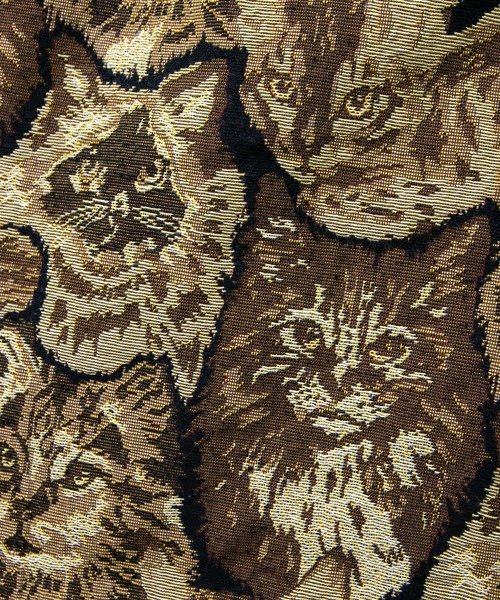 希少！ゴースローキャラバン　猫柄　ゴブラン織 希少！ゴースローキャラバン 猫柄 ゴブラン織 go slow caravan