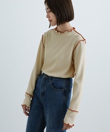 select MOCA | 2021 AW バイカラーリンキングトップス(Tシャツ/カットソー)