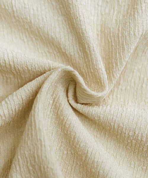 select MOCA（セレクトモカ）の「2021 AW バイカラーリンキングトップス（Tシャツ/カットソー・レディース・ブラック/アイボリー/モスグリーン/カーキ/ベージュ・FREE）」の7枚目の写真