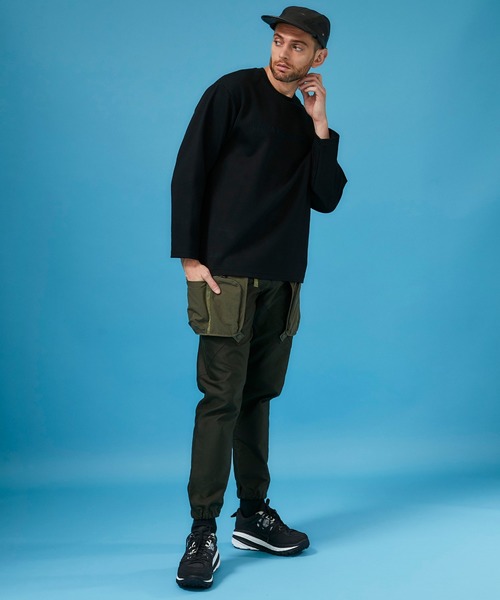 WHITE MOUNTAINEERING（ホワイトマウンテニアリング）の「【White Mountaineering】LOGO EMBROIDERIED SWEATSHIRT/WM2073509（スウェット・メンズ・ブラック/グレー/ワインレッド・1/2/3）」の10枚目の写真