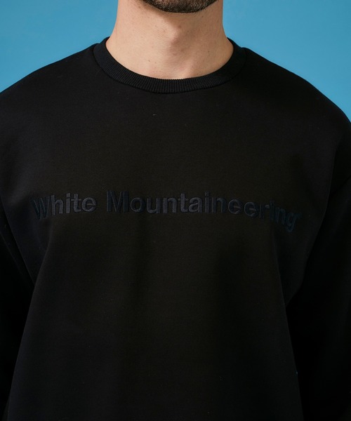 WHITE MOUNTAINEERING（ホワイトマウンテニアリング）の「【White Mountaineering】LOGO EMBROIDERIED SWEATSHIRT/WM2073509（スウェット・メンズ・ブラック/グレー/ワインレッド・1/2/3）」の11枚目の写真