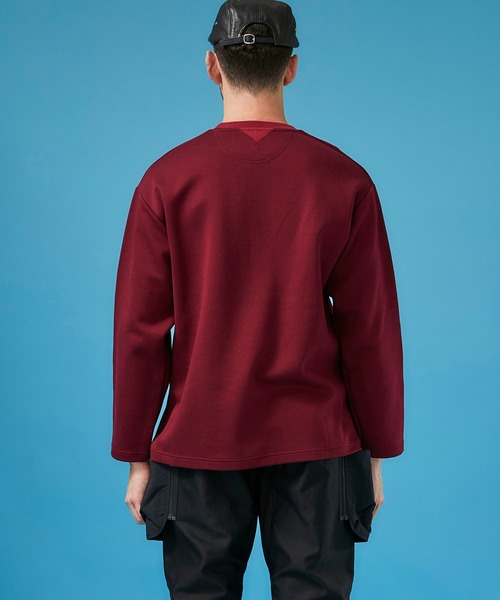 WHITE MOUNTAINEERING（ホワイトマウンテニアリング）の「【White Mountaineering】LOGO EMBROIDERIED SWEATSHIRT/WM2073509（スウェット・メンズ・ブラック/グレー/ワインレッド・1/2/3）」の9枚目の写真