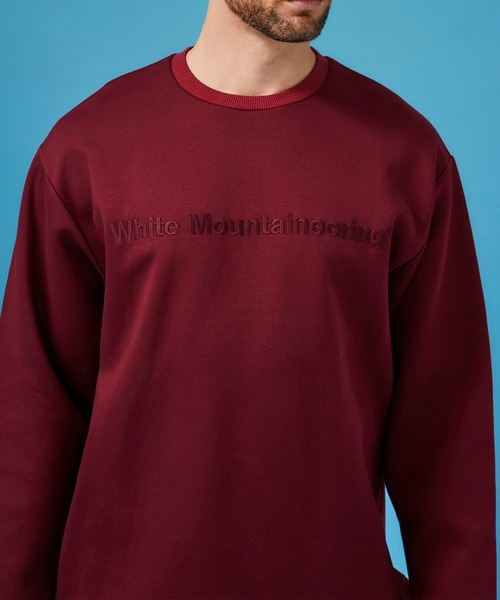 WHITE MOUNTAINEERING（ホワイトマウンテニアリング）の「【White Mountaineering】LOGO EMBROIDERIED SWEATSHIRT/WM2073509（スウェット・メンズ・ブラック/グレー/ワインレッド・1/2/3）」の21枚目の写真