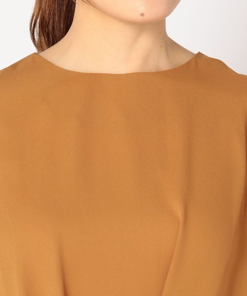 NARACAMICIE（ナラカミーチェ）の「シフォンウエストリボン七分袖プルオーバーブラウス（シャツ/ブラウス・レディース・ブラック/ブラウン/ボルドー/キャメル・MEDIUM/LARGE/XX-LARGE/X-LARGE）」の17枚目の写真