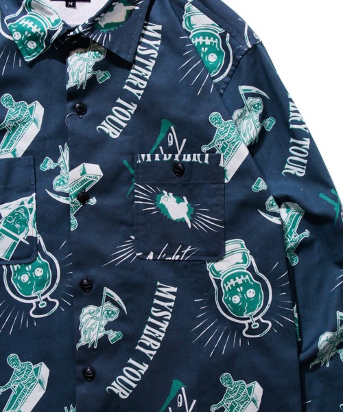 ROTAR（ローター）の「Horror night textile LS Work Shirt（シャツ/ブラウス・メンズ・スミクロ/オフホワイト・LARGE/MEDIUM/X-LARGE）」の7枚目の写真