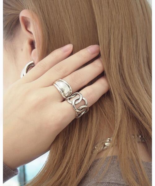 PHILIPPE AUDIBERT(フィリップ オーディベール)の「< PHILIPPE AUDIBERT(フィリップオーディベール) >サークル リング < EMMEL REFINES >(リング・レディース・シルバー・フリ-)」の5枚目の写真