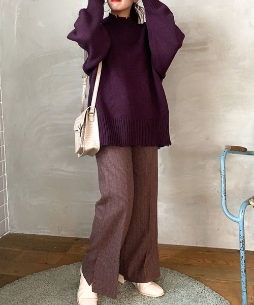 archives（アルシーヴ）の「ガンクラブチェックパンツ（その他パンツ・レディース・チャコールグレー/ブラウン/ベージュ・MEDIUM）」の12枚目の写真