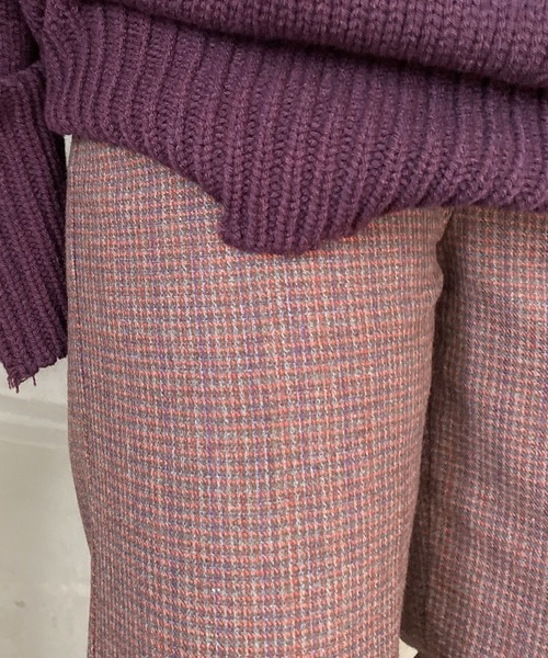 archives（アルシーヴ）の「ガンクラブチェックパンツ（その他パンツ・レディース・チャコールグレー/ブラウン/ベージュ・MEDIUM）」の17枚目の写真