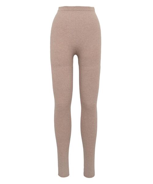 Drawer（ドゥロワー）の「Drawer 18Gリブ編みレギンス（その他