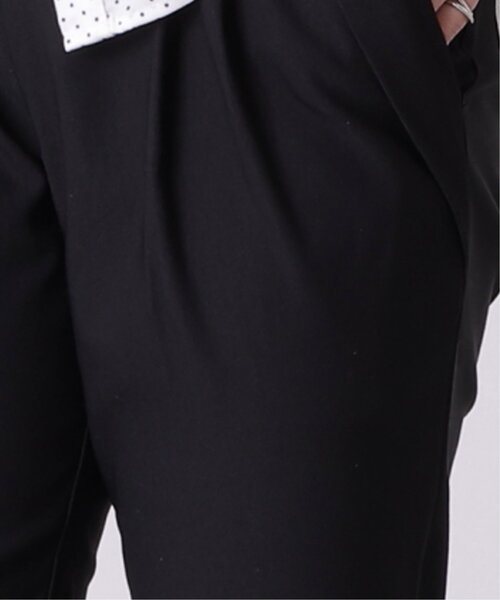 frames RAY CASSIN（フレームスレイカズン）の「S-Lサイズ展開 ストレッチテーパードパンツ（スラックス・レディース・ブラック/ベージュ/ネイビー/カーキ/グレイッシュベージュ・SMALL/MEDIUM/LARGE）」の10枚目の写真