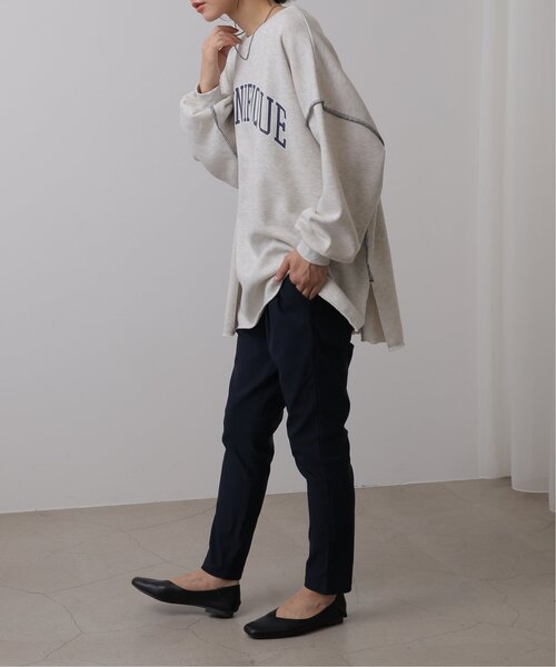 frames RAY CASSIN（フレームスレイカズン）の「S-Lサイズ展開 ストレッチテーパードパンツ（スラックス・レディース・ブラック/ベージュ/ネイビー/カーキ/グレイッシュベージュ・SMALL/MEDIUM/LARGE）」の12枚目の写真