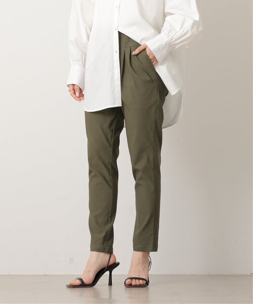 frames RAY CASSIN（フレームスレイカズン）の「S-Lサイズ展開 ストレッチテーパードパンツ（スラックス・レディース・ブラック/ベージュ/ネイビー/カーキ/グレイッシュベージュ・SMALL/MEDIUM/LARGE）」の14枚目の写真